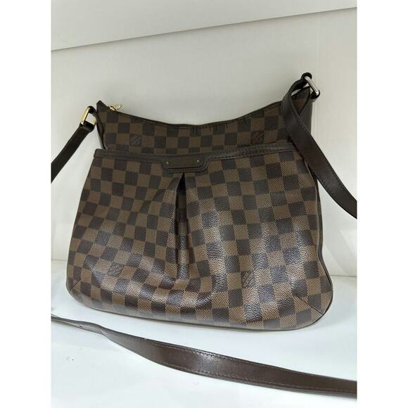 Louis Vuitton Damier Ebene Canvas Bloomsbury PM Crossbody Bag - Good Condition - Picture 1 of 8